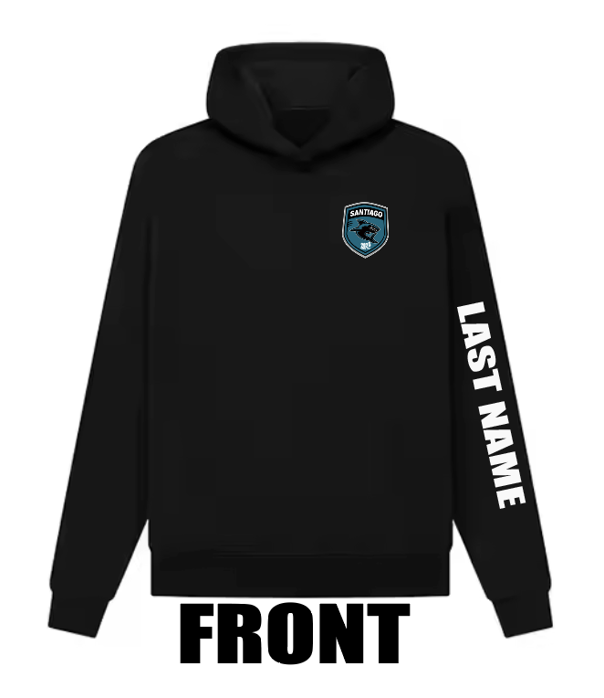 2025 - Pullover Hoodie - Black - Sweatshirt Customizable