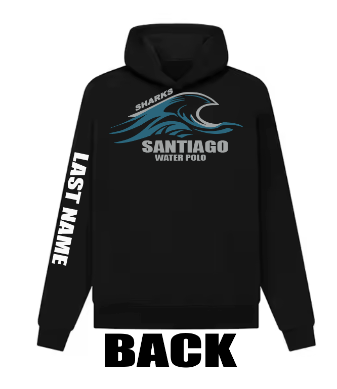 2025 - Pullover Hoodie - Black - Sweatshirt Customizable